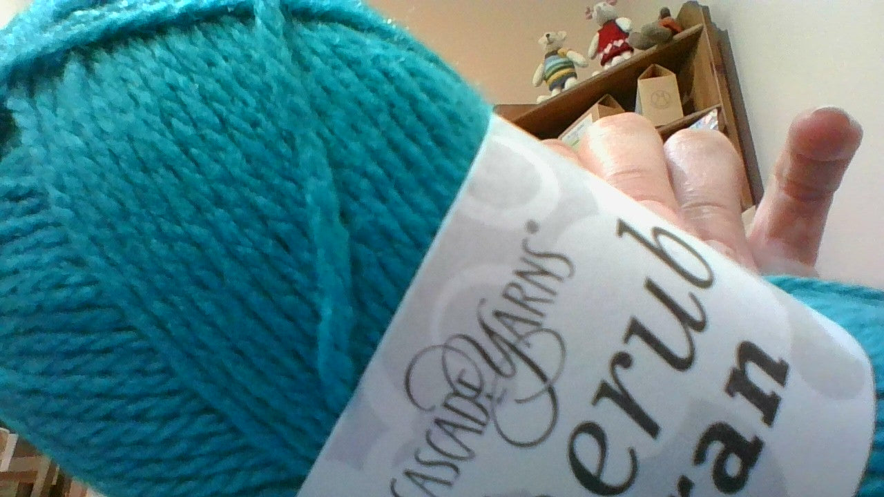 Cascade Cherub Solid Aran - Peacock