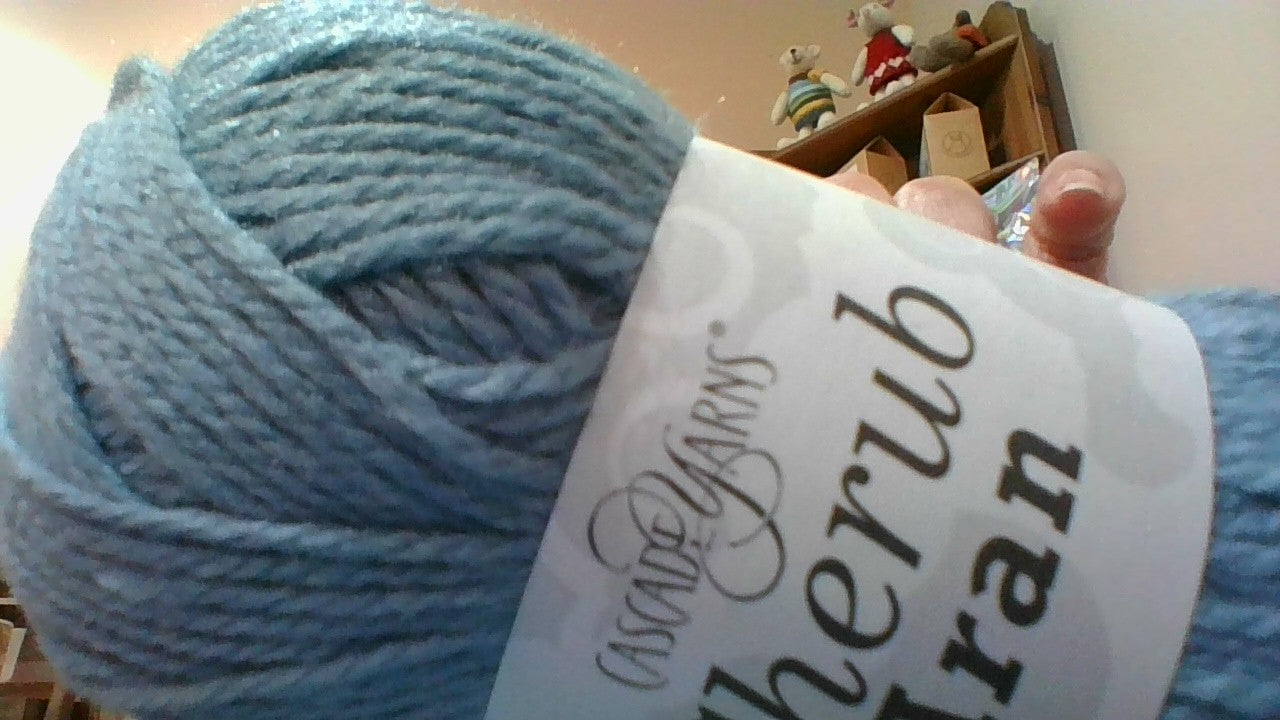 Cascade Cherub Solid Aran - Dusty Blue