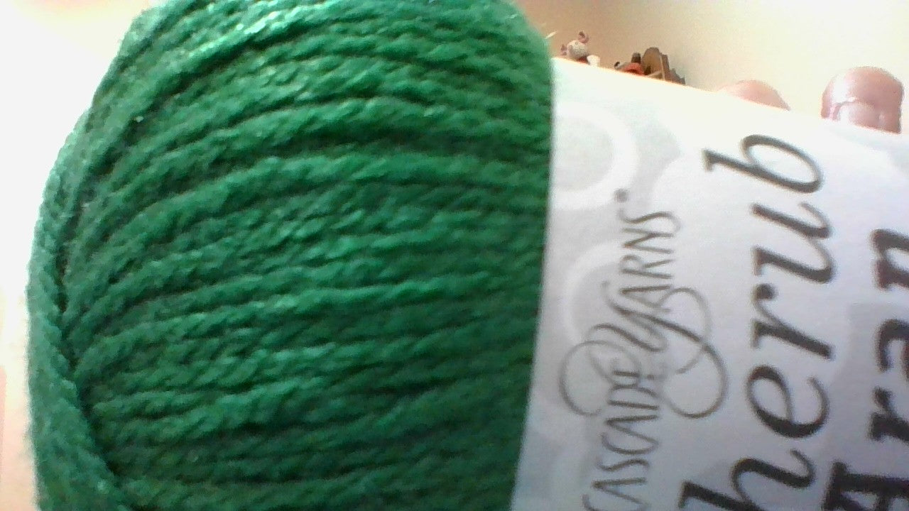 Cascade Cherub Solid Aran - Green (85)