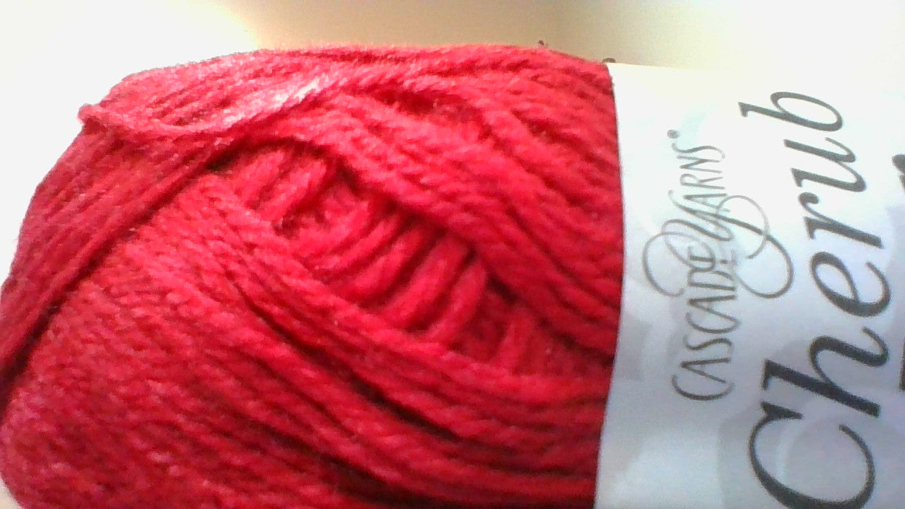 Cascade Cherub Solid Aran - Red (25)