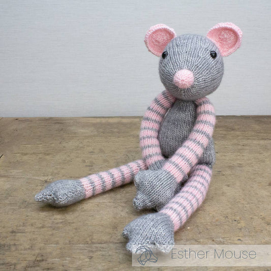 DIY Knitting Kit - Esther Mouse