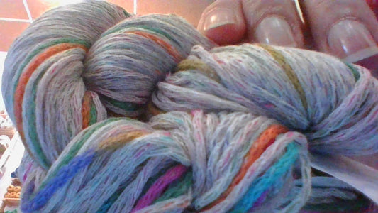 Berroco Splash color 2411 Tan w/colors