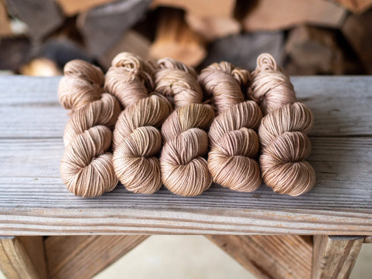 Cape May Fiber Merino Cashmere Silk Sport-Sea Salt Caramel